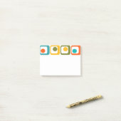 Moderne Rechtecke aus dem Mittelalter Post-it Klebezettel (Auf Schreibtisch)