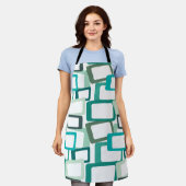 Moderne Rechtecke aus dem Mittelalter Schürze (Getragen)