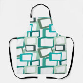 Moderne Rechtecke aus dem Mittelalter Schürze (Vorderseite)