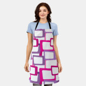 Moderne Rechtecke aus dem Mittelalter Schürze (Getragen)