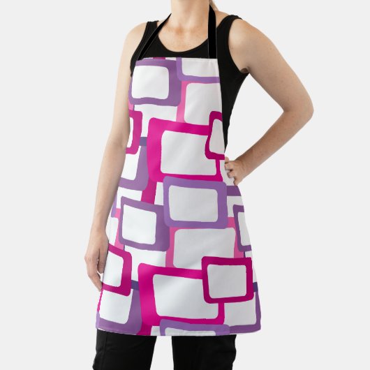 Moderne Rechtecke aus dem Mittelalter Schürze (InSitu)