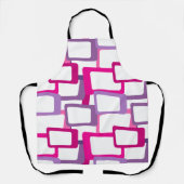 Moderne Rechtecke aus dem Mittelalter Schürze (Vorderseite)