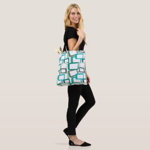 Moderne Rechtecke aus dem Mittelalter Tasche