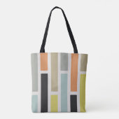 Moderne Rechtecke aus dem Mittelalter Tasche (Rückseite)