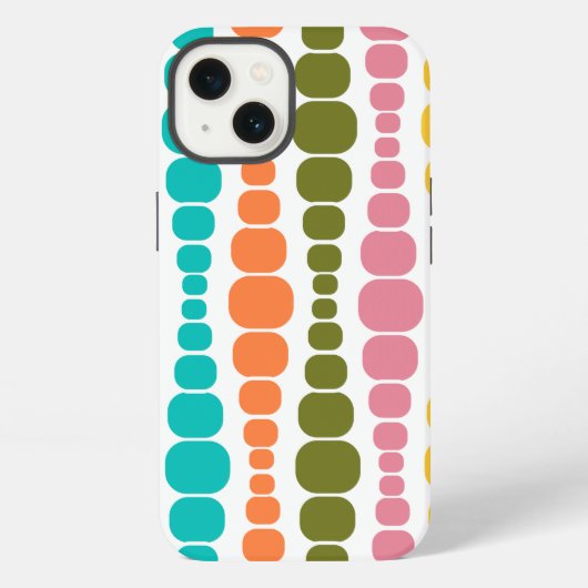 Moderne Rechtecke Case-Mate iPhone Case Hülle (Rückseite)