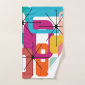 Moderne Rechtecke des Mitteljahrs Badhandtuch Set (Handtuch)