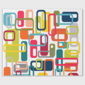 Moderne Rechtecke des Mitteljahrs Geschenkpapier (Flach)