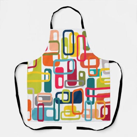 Moderne Rechtecke des Mitteljahrs Schürze (Vorderseite)