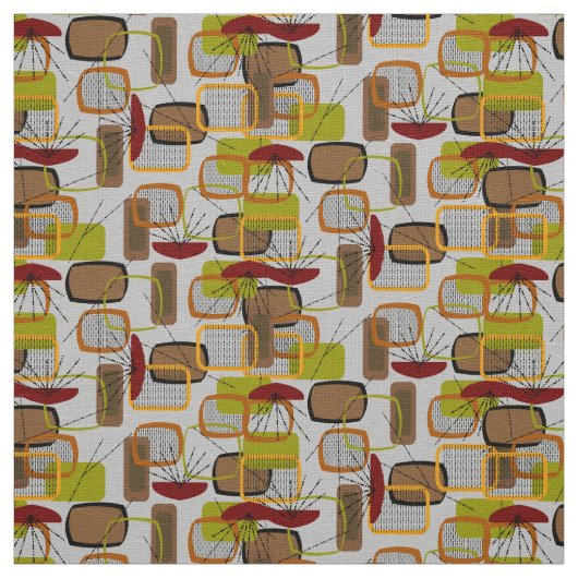 Moderne Rechtecke - Design-Fabrik des Mittelalters Stoff (Muster)