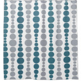 Moderne Rechtecke  Duschvorhang (Vorderseite)