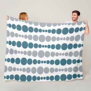 Moderne Rechtecke Fleecedecke