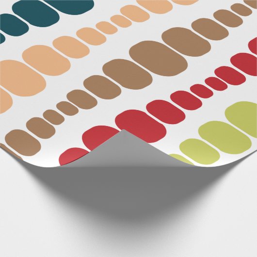 Moderne Rechtecke Geschenkpapier (Ecke)