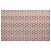 Moderne Rechtecke, rot, Mitte des Jahrhunderts Stoff (Yard (91,4 cm))