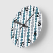 Moderne Rechtecke  Runde Wanduhr (Winkel)