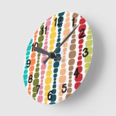 Moderne Rechtecke Runde Wanduhr (Winkel)