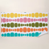 Moderne Rechtecke Strandhandtuch (Vorderseite)