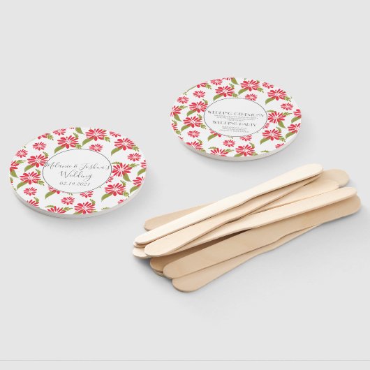 Moderne Red Daisy Silo Garden Blumenzwiebelrunde Fächer (Non-assembled)