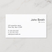 Moderne Red Dot Driver Business Card Visitenkarte (Rückseite)