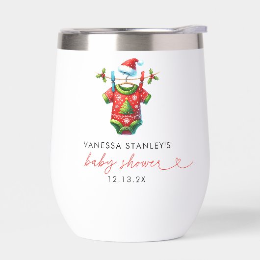 Moderne Red Holly Weihnachtsdusche (Links)