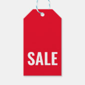 Moderne Red Sale Bekleidungsmarke Geschenkanhänger (Vorderseite)