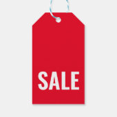 Moderne Red Sale Bekleidungsmarke Geschenkanhänger (Rückseite)