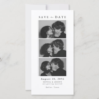 Moderne redaktionelle Fotostreifen klassische Seri Save The Date