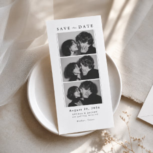 Moderne redaktionelle Fotostreifen klassische Seri Save The Date