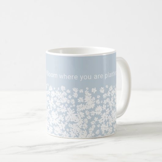 Moderne Redewendungen mit Blumenkohl und Tasse nac (VorderseiteRechts)