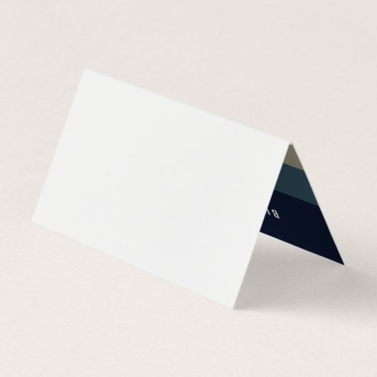 Moderne Referenzkarte Visitenkarten (Rückseite)