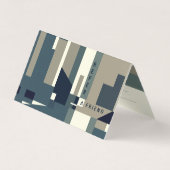 Moderne Referenzkarte Visitenkarten (Vorderseite)