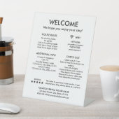 Moderne Regeln für die Vermietung von weißen Ferie Sockelschild (In SItu)