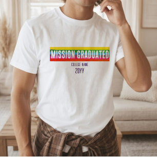 Moderne Regenbogen-Mission Abgeschlossene-Shirt ST T-Shirt