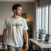 Moderne Regenbogen-Onward-Graduate-Shirt Selbstbew