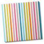 Moderne Regenbogen-Trendfarbene Streifen Fliese<br><div class="desc">Niedliche Stylische Pastel Rainbow Stripes Muster Keramik Fliesen. Super süße kleine Streifen Druck mit der cooleren Seite des Regenbogens. Ob Sie gewollt haben, diese Kachel als kleinen Untersetzer oder Trivet für einen Drink oder Teller zu verwenden... oder Sie wollte, groß mit einem Küchenrücken oder Badezimmerfliesen zu gehen, ist an Ihnen!...</div>