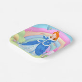 Moderne Regenbogen- und Disney-Prinzessinnen-Gebur Pappteller (Gewinkelt)