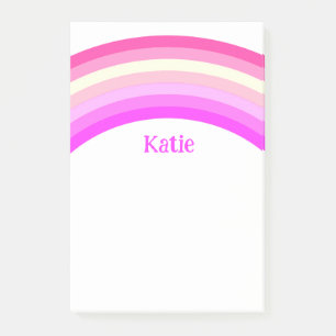 Moderne Regenbogen-Woke-angepasst personalisiert Post-it Klebezettel