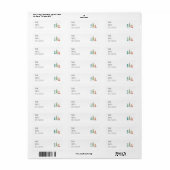 Moderne Regenbogenbäume im Mittelalter erröten aqu (Vorne)