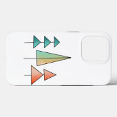 Moderne Regenbogenbäume im Mittelalter erröten aqu Case-Mate iPhone Hülle (Rückseite (Horizontal))