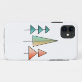 Moderne Regenbogenbäume im Mittelalter erröten aqu Case-Mate iPhone Hülle (Rückseite (Horizontal))