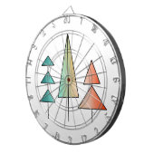 Moderne Regenbogenbäume im Mittelalter erröten aqu Dartscheibe (Vorderseite rechts)