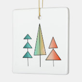 Moderne Regenbogenbäume im Mittelalter erröten aqu Keramikornament (Links)