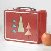 Moderne Regenbogenbäume im Mittelalter erröten aqu Metall Brotdose (Beispiel)