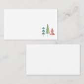 Moderne Regenbogenbäume im Mittelalter erröten aqu Visitenkarte (Vorne/Hinten)