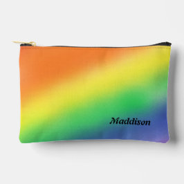 Moderne Regenbogenfarben Bleistift & Toilettenarti Zubehörtasche