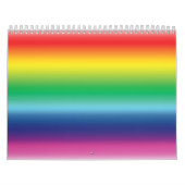 Moderne Regenbogenfarben Gay Pride LGbt Kalender (Titelbild)