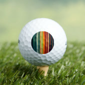 Moderne Regenbogenfarben Golfball (Insitu T-Shirt)