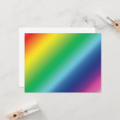 Moderne Regenbogenfarben Ober-Farbverlaufsmuster S Karte (Vorderseite/Rückseite Beispiel)