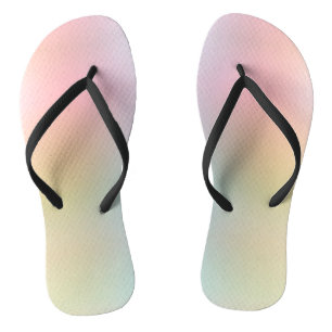 Moderne Regenbogenfarben Trendy Elegant Rosa Rot Badesandalen