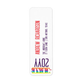 Moderne Regenbogenstreifen