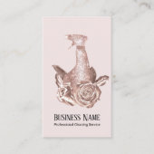 Moderne Reinigung der Rose Rost-Spray und Blume Visitenkarte (Vorderseite)